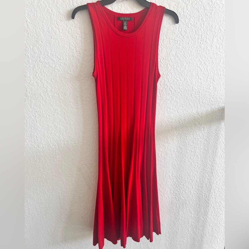 Ralph Lauren Red Drees Sz small
